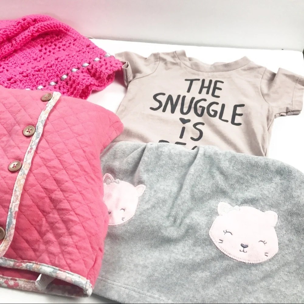 Carters & Emily & Oliver Lot Of 6 Jacket Baby Girl